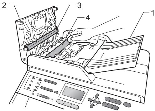 BROTHER MFC-9460CDN - Nettoyage de la vitre du scanner - 1