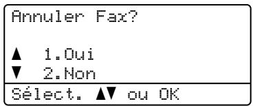 BROTHER MFC-9460CDN - Annulation d'un fax en cours d'envoi - 1