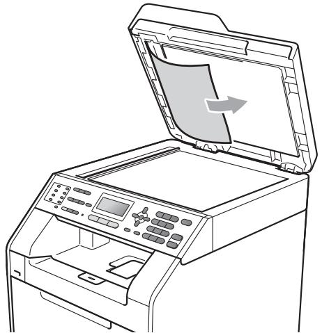 BROTHER MFC-9460CDN - Le document est coincé sous le capot document - 1
