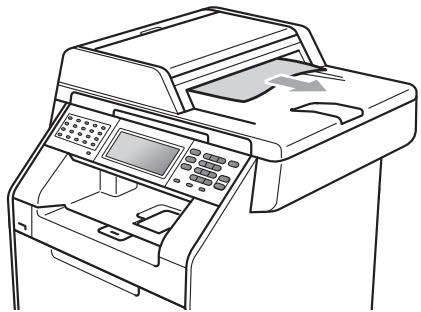 BROTHER MFC-9970CDW - Le document est coincé au niveau du bac de sortie - 1