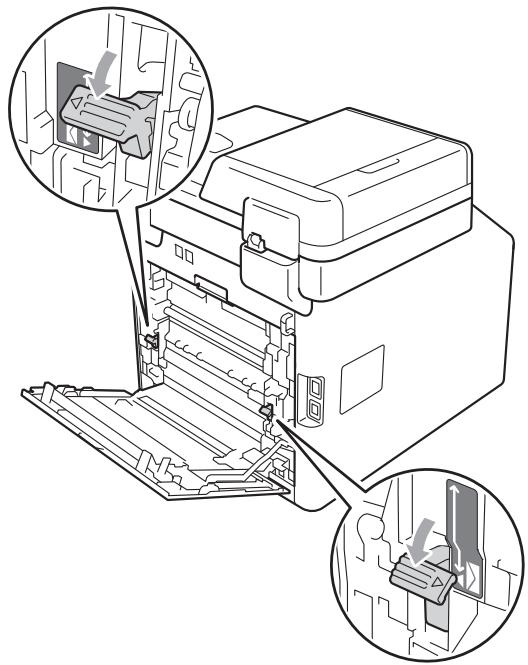 BROTHER MFC-9970CDW - Placez jusqu'à 3 enveloppes ou jusqu'à 25 feuilles de papier épais (163 g/m²) dans le bac MF. ajouter davantage d'enveloppes ou de feuilles risquerait de provoquer un bourrage. vérifiez les points suivants : - 3