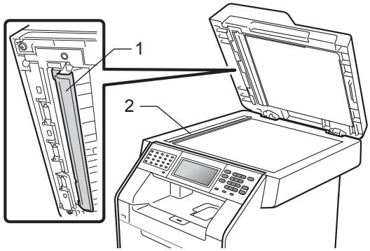 BROTHER MFC-9970CDW - Nettoyage de la vitre du scanner - 3