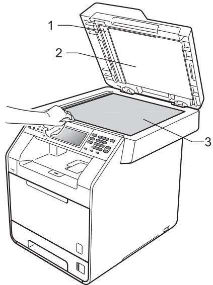 BROTHER MFC-9970CDW - Nettoyage de la vitre du scanner - 2