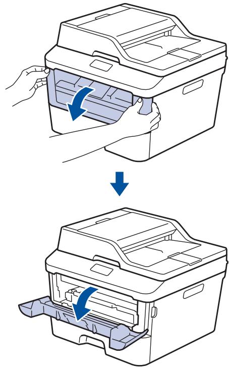 BROTHER DCP-L2560DW - Du papier est coincé à l'intérieur de l'appareil - 1