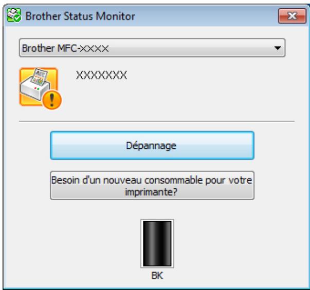BROTHER DCP-L2560DW - Trouver l'erreur - 1