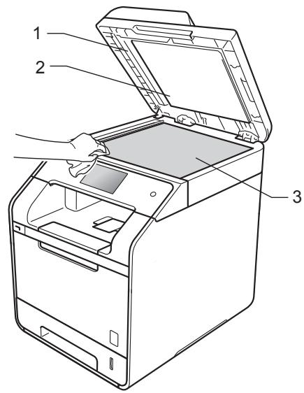 BROTHER DCP-L8400CDN - Nettoyage de la vitre du scanner - 2