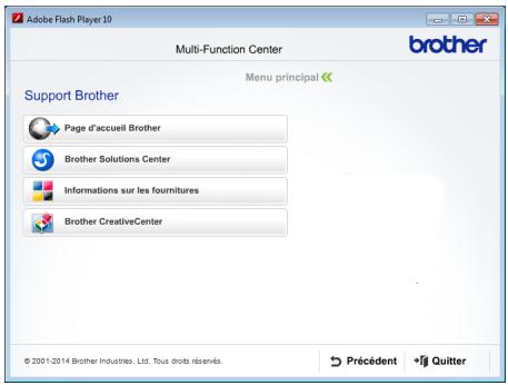 BROTHER DCP-L8400CDN - Accès à l'assistance brother (windows®) - 1