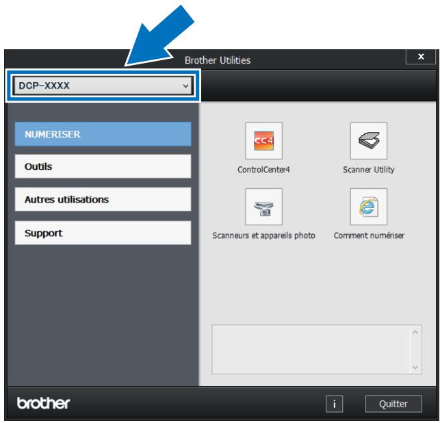 BROTHER DCP-L8400CDN - Accès à brother utilities (windows®) - 1
