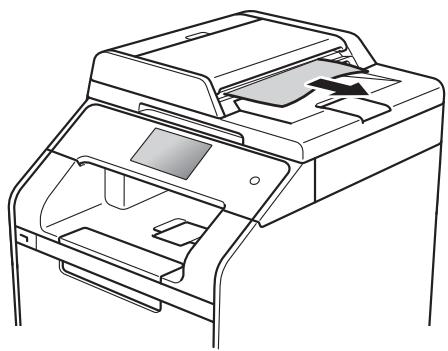 BROTHER DCP-L8400CDN - Le document est coincé au niveau du bac de sortie - 1