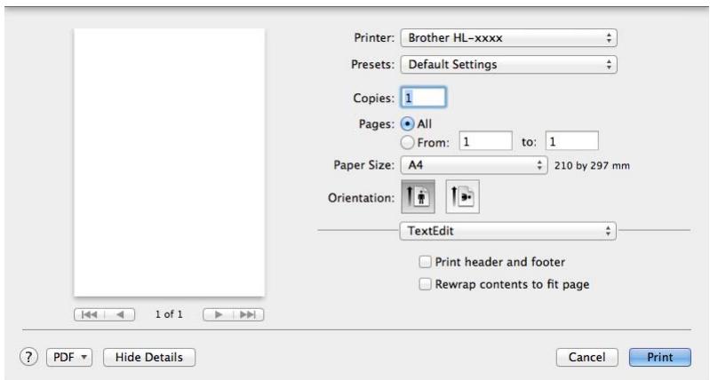 BROTHER HL-L1210W - Choosing page setup options - 5