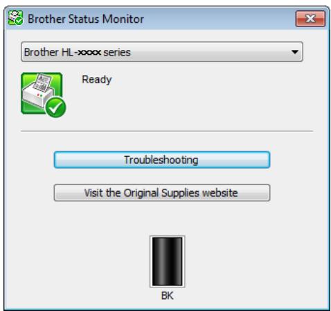 BROTHER HL-L1210W - Status Monitor - 1