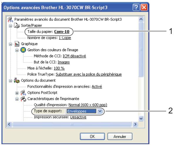 BROTHER HL 3040 CN, HL-3040CN - Impression sur du papier épais, des étiquettes ou des enveloppes - 7