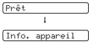 BROTHER HL 3040 CN, HL-3040CN - Par exemple : si vous souhaitez choisir la taille du papier pour le Bac 1, procédez comme suit. - 1