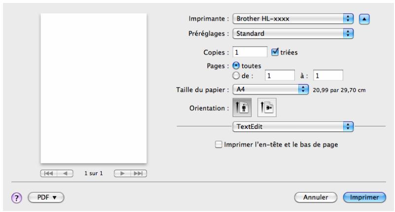 BROTHER HL-1110 - Choix des options de mise en page - 4