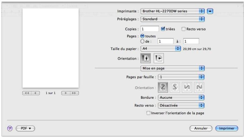 BROTHER HL-2270DW - Mise en page - 1