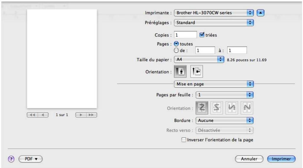 BROTHER HL-3070CW - Mise en page - 1