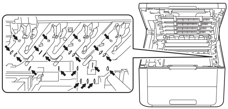 BROTHER HL-3140CW - Remplacement des cartouches de toner - 4