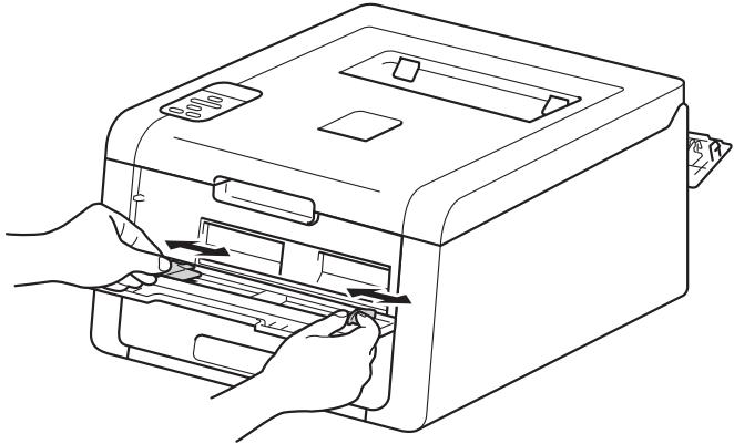 BROTHER HL-3150CW - Impression sur du papier épais, des étiquettes, des enveloppes et du papier glacé à partir de la fente d'alimentation manuelle - 4