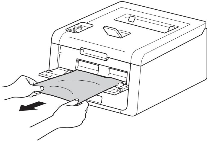 BROTHER HL-3150CW - Papier coincé dans la fente d'alimentation manuelle - 1