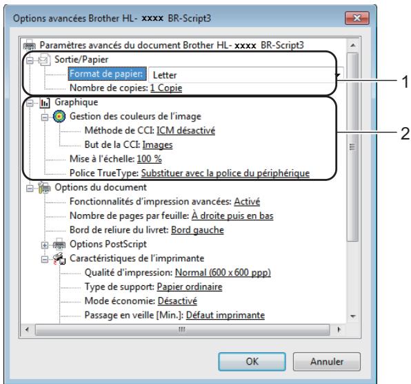 BROTHER HL-3150CW - Options avancées - 1