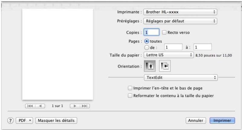 BROTHER HL-3150CW - ■ (Pour OS X v10.7.x et 10.8.x) - 2