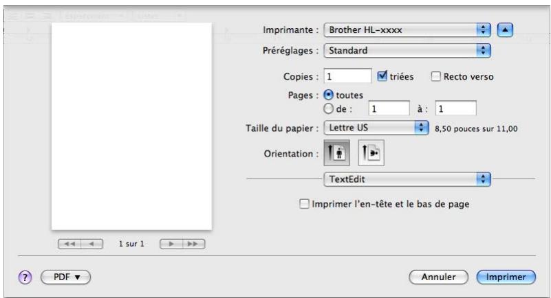 BROTHER HL-3150CW - Sélection des options de la commande Format d'impression - 3
