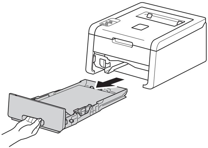 BROTHER HL-3150CW - Papier coincé sous le bac à papier - 1