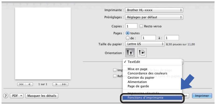 BROTHER HL-3150CW - Sélection des options d'impression - 1