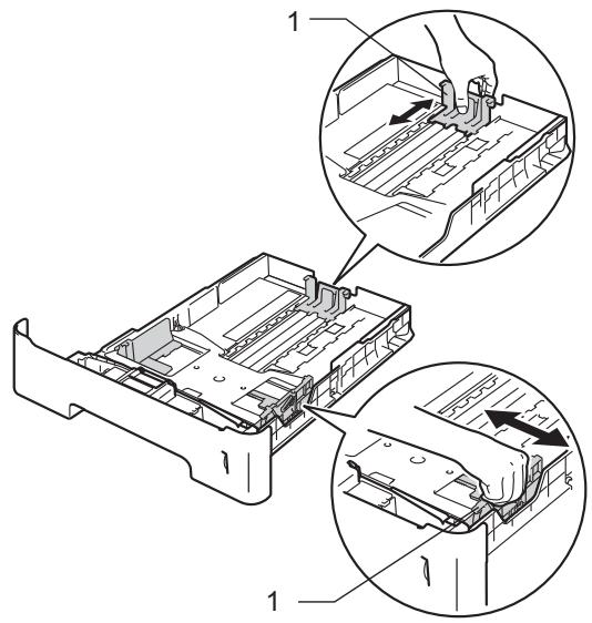 BROTHER HL-5450DN - Chargement de papier dans le bac à papier standard et dans le bac inférieur en option - 2