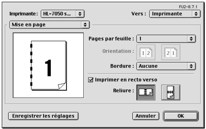 BROTHER HL-7050ND - Mise en page - 1