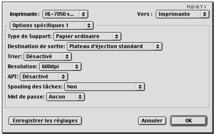BROTHER HL-7050ND - Options spécifiques - 1