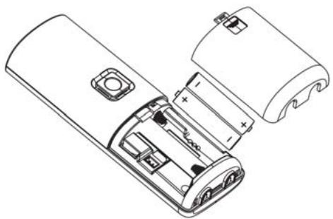 LOGICOM ILOA 3803 - Installation des batteries rechargeables - 1