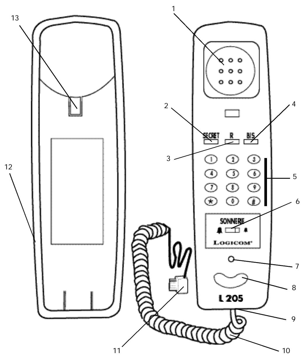 LOGICOM L205 - - FONCTION TÉLÉPHONE - 1