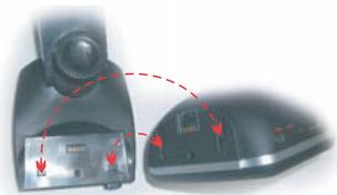 LOGICOM SG358 - Utilisation du support de fixation sur pare brise - 1