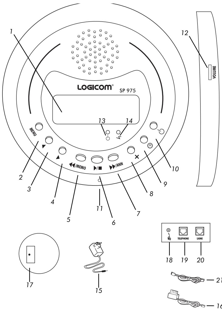 LOGICOM SP975 - 1-5 Schémas et fonctions - 1