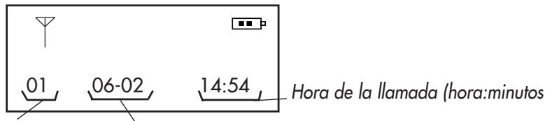 LOGICOM YZEA 522 - 3-2 Consultar el listado de llamadas recibidas - 1