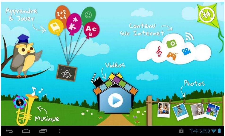 LOGICOM LOGIKIDS - Ecran d'accueil : - 1