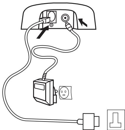 LOGICOM RIVA 800 - 2-1 Raccordement de la base - 1