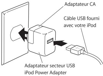 APPLE IPOD 2ND GENERATION - Adaptateur secteur USB iPod Power Adapter - 1