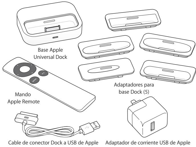 APPLE UNIVERSAL DOCK - Con la nueva base Apple Universal Dock podrá: - 1