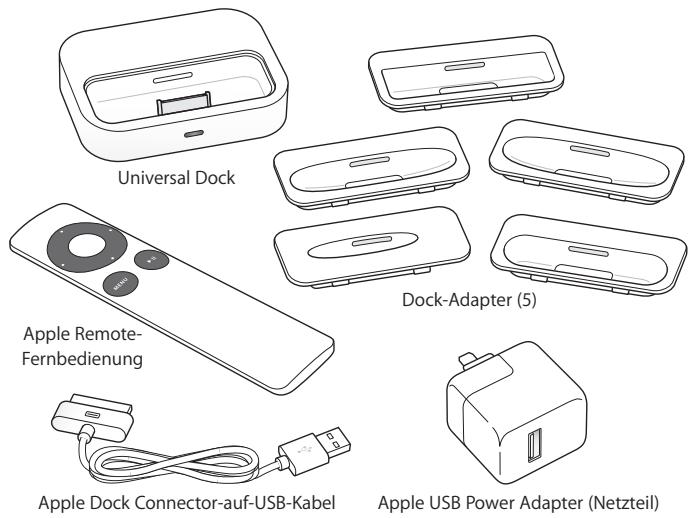 APPLE UNIVERSAL DOCK - Hier einige Beispiele zur Verwendung Ihres neuen Docks: - 1