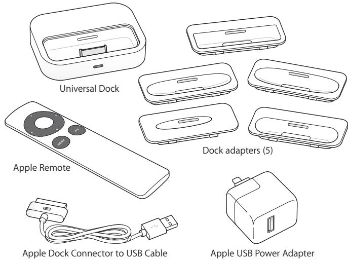 APPLE UNIVERSAL DOCK - Here are the things you can do with your new Dock: - 1