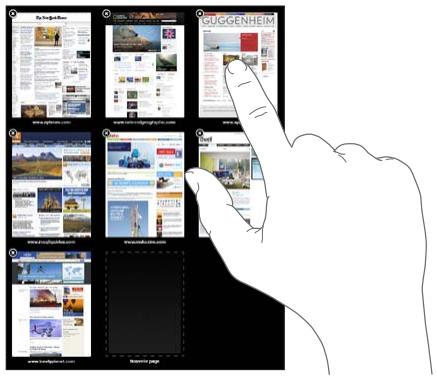APPLE IPAD 2 - Pour ouvrir plusieurs pages - 1