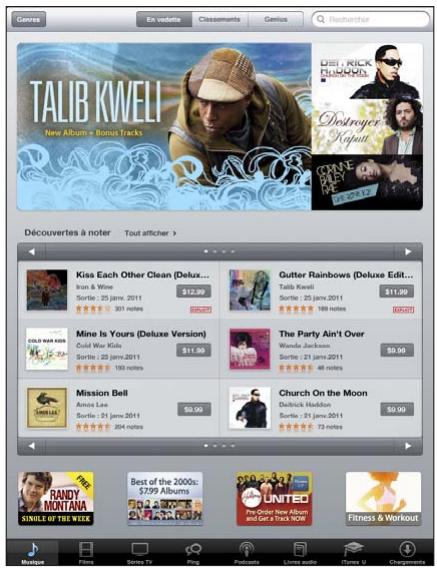 APPLE IPAD 2 - Recherche de musique, vidéos, etc. - 1