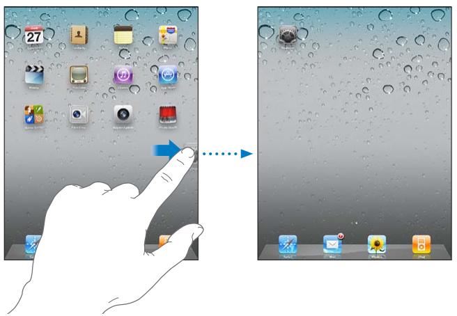 APPLE IPAD 2 - Pour modifier la disposition des icônes : - 1