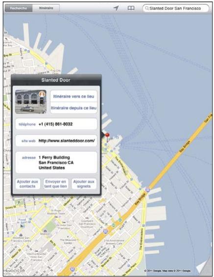 APPLE IPAD 2 - Recherche et contact d'entreprises - 1