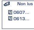 ALCATEL OT-331 - Messages "Non Lus" - 3