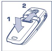 ALCATEL OT-331 - Installer la batterie - 2