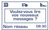 ALCATEL OT-331 - Messages "Non Lus" - 1