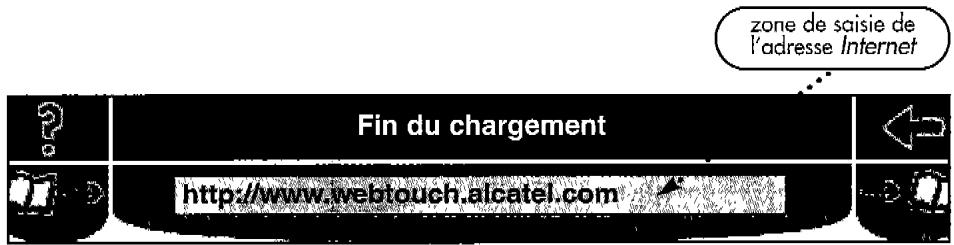 ALCATEL WEB TOUCH ONE - Accedez a un site Web - 1